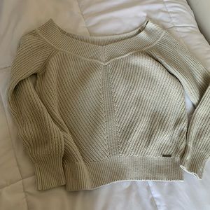 Off white Abercrombie Sweater